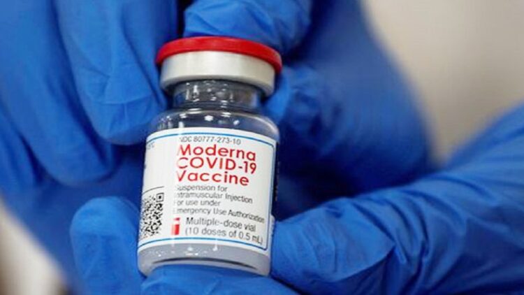 Ilustrasi vaksin moderna. (net)