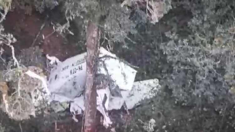 Pesawat hilang kontak Rimbun Air ditemukan. (Tangkapan layar video istimewa)