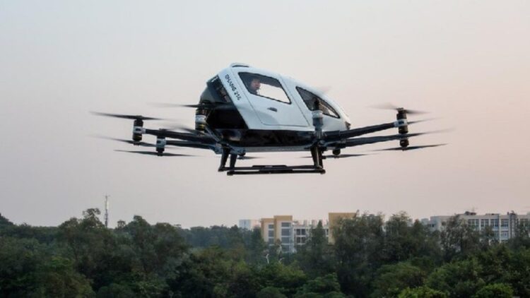 Taksi terbang EHang. (net)