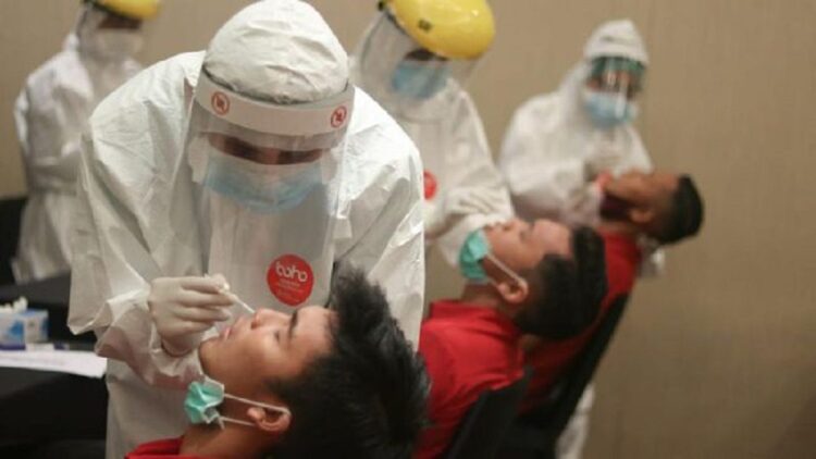 Ilustrasi tes cepat antigen. (net)