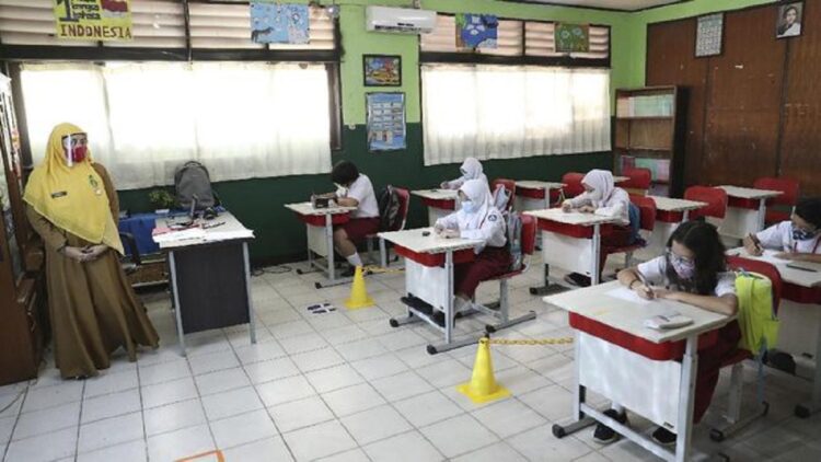 Ilustrasi sekolah tatap muka. (net)