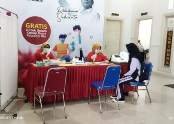 Gratis! Hari Ini, Vaksinasi Gratis di DPD Gerindra Sumbar Kembali Digelar