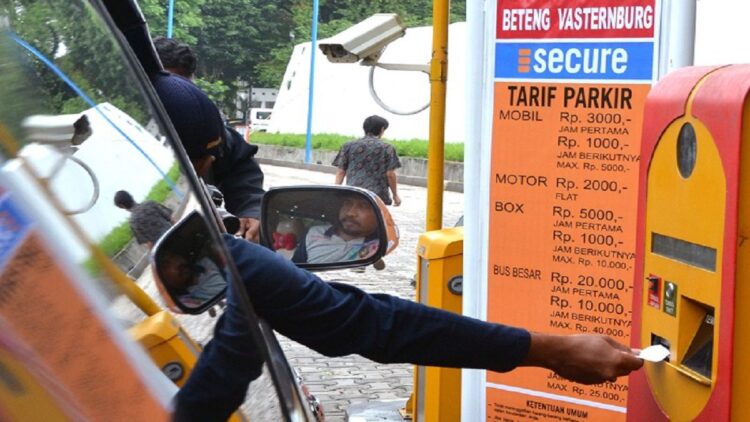 Ilustrasi parkir elektronik. (net)
