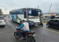 Rem Blong, Bus Tabrak Lima Kendaraan di Padang Lua Bukittinggi