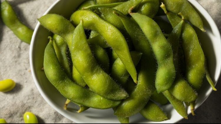 Snack Ini Efektif Turunkan Kolesterol, Apa Saja? 1 Ilustrasi edamame atau kacang kedelai muda. (Dok. Shutterstock/Brent Hofacker)