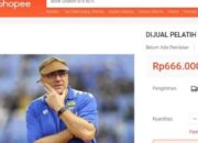 Buntut Hasil Seri Empat Kali Beruntun, Pelatih Persib Dijual Seharga Rp666 Ribu di Toko Online