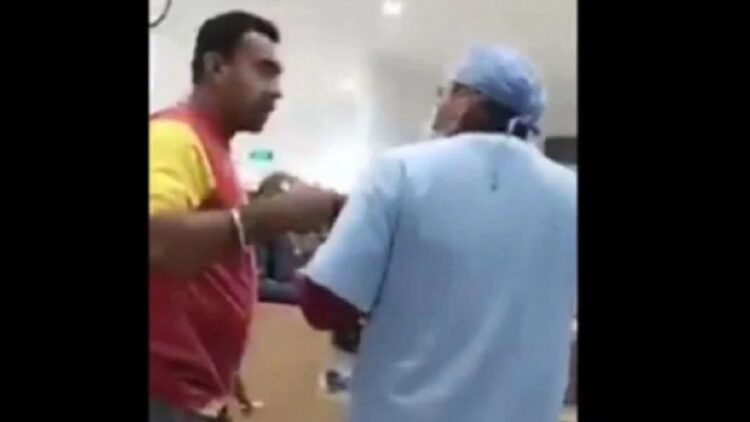 Seorang pria ngamuk dan aniaya nakes di RS HKBP di Balige. (net)