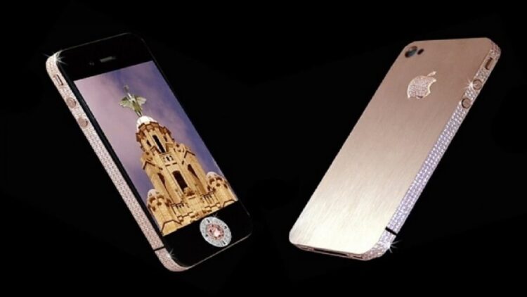 Fantastis! Ini Deretan HP di Dunia yang Harganya Selangit 1 Stuart Hughes iPhone 4 Diamond Rose, salah satu HP termahal di dunia. (net)