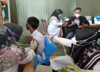 Gebyar Vaksinasi COVID-19 Massal di GOR Rang Agam, Targetkan 1.000 Orang