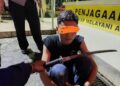 Akan Tawuran, Satu Pemuda dengan Samurai Ditangkap Polisi di Simpang Kalawi Kota Padang