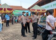 Polsek Lubeg-SMA PGRI 2 Padang Gelar Vaksinasi Massal