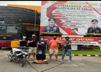 Ngontrak di Padang, Warga Nganjuk Jawa Timur Mencuri Motor di Los Baro Pasar Raya