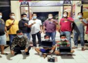 Curi Laptop di Banuaran Kota Padang, Dua Pria Ditangkap Tim Phyton Polsek Lubeg