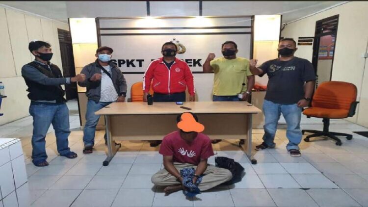 Tim Opsnal Polsek Pauh menangkap pelaku pencurian. (IST)