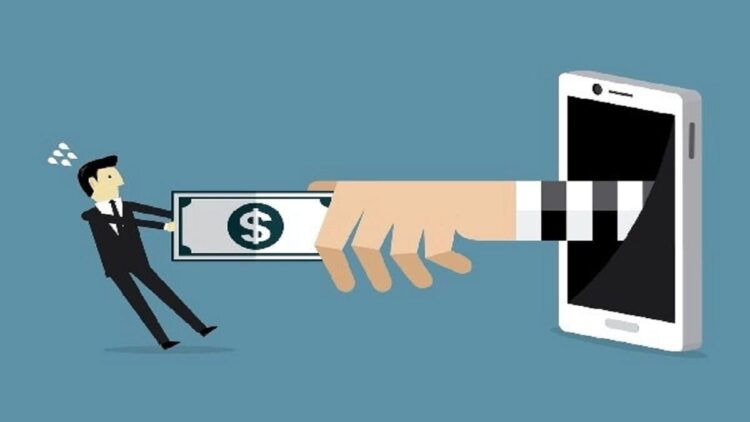 Ilustrasi jeratan pinjol ilegal. (net)