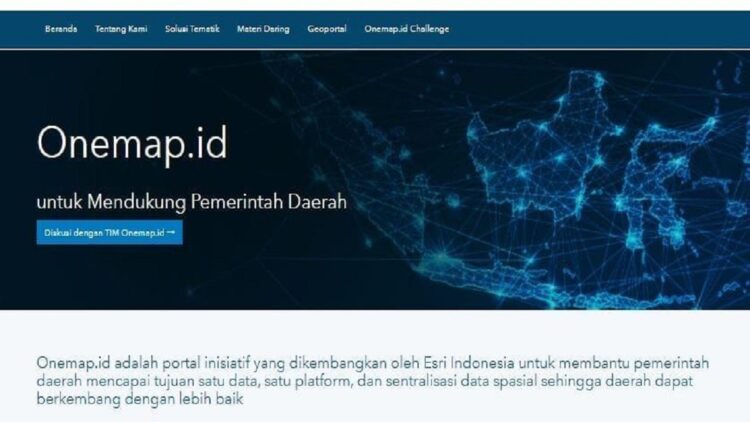 Onemap.id dari Esri Indonesia.