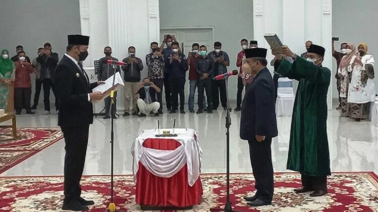 Pelantikan Sekdako Bukittinggi.