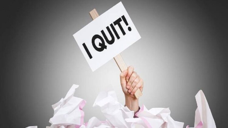 Ilustrasi pengunduran diri. (net)