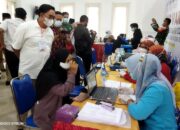 Vaksinasi Massal di Mata Air Berjalan Sukses, Masyarakat Antusias