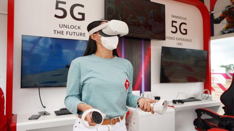 Experience jaringan broadband 5G Telkomsel di Sirkuit Mandalika.