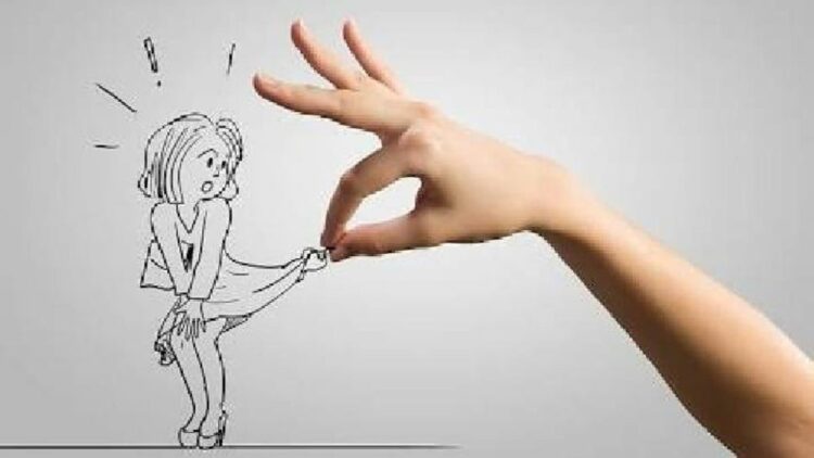 Ilustrasi pelecehan seksual. (net)