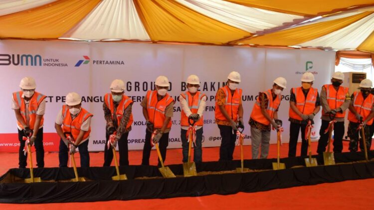 Dukung Pertamina (Persero) dalam Ketersediaan LPG, Elnusa Petrofin Gelar Groundbreaking Terminal LPG Kolaka 1 Kegiatan Ground Breaking TLPG Kolaka.