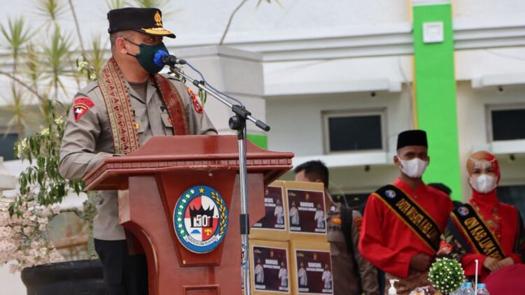 Kapolda Sumbar menghadiri kegiatan Sumdarsin di Limapuluh Kota.