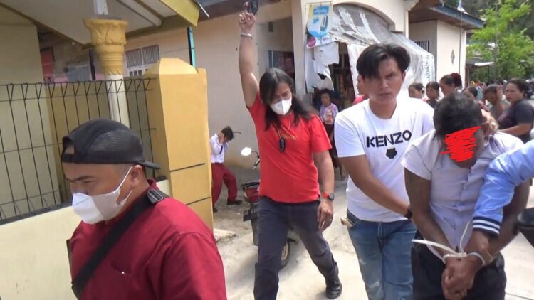 Tim Klewang menangkap pelaku pencurian di Pos Pemuda Alang Laweh. (IST)