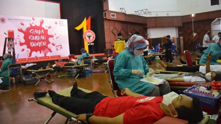 Aksi donor darah SPSP.