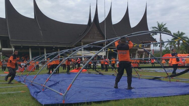 Lomba kesiapsiagaan bencana di Sumbar.