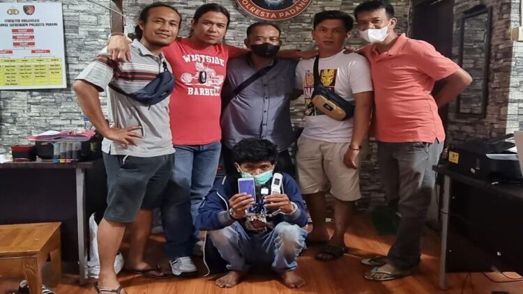 Pelaku pencurian di Ganting Parak Gadang, Kecamatan Padang Timur, Kota Padang.