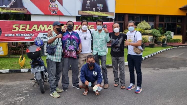 Pelaku togel yang diamankan tim Klewang.