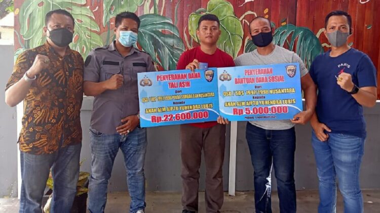 DSD/SDS 1997/1998 Polda Sumbar Badoncek Bantu Leting yang Meninggal 1 Tali asih personel Polda Sumbar.