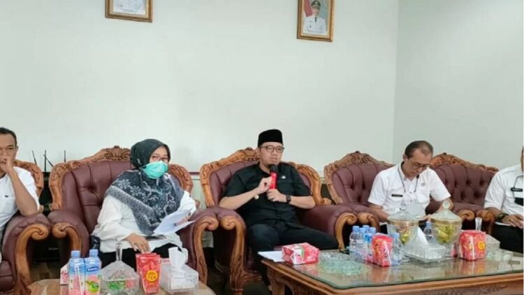 Wali Kota Bukittinggi sampaikan data kasus HIV 2021. (Antarasumbar/Al Fatah)