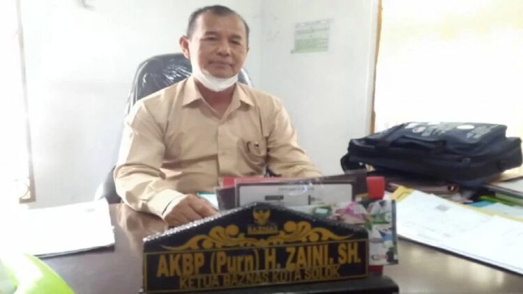 Ketua Baznas Kota Solok AKBP Purn, Zaini. (Antarasumbar/Laila Syafarud)
