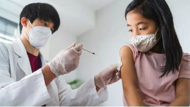 Ilustrasi vaksinasi anak. (net)