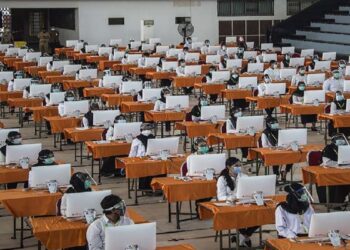 Ilustrasi tes CPNS. (net)