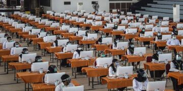 Ilustrasi tes CPNS. (net)