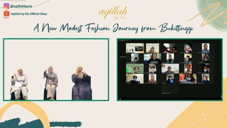 Aqillah by Ria, Modest Fashion Bukittinggi untuk Wanita Tangguh di Indonesia 1 Webinar AqillahbyRia