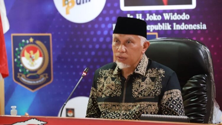 Gubernur Sumbar, Mahyeldi Ansharullah.