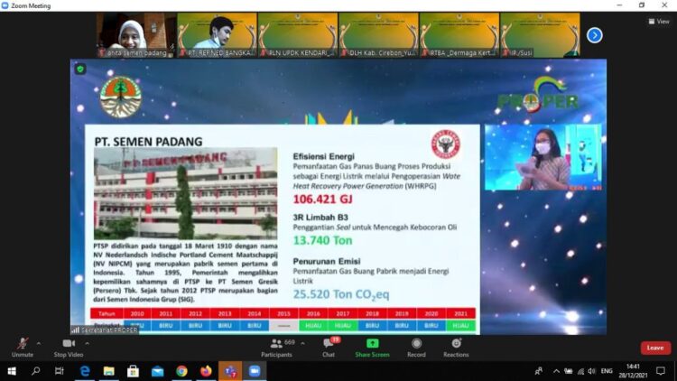 Semen Padang raih proper hijau dari Kemen LHK.