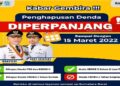 Catat! Penghapusan Sanksi PKB dan BBNKB Diperpanjang sampai 15 Maret 2022