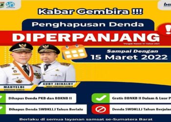 Catat! Penghapusan Sanksi PKB dan BBNKB Diperpanjang sampai 15 Maret 2022
