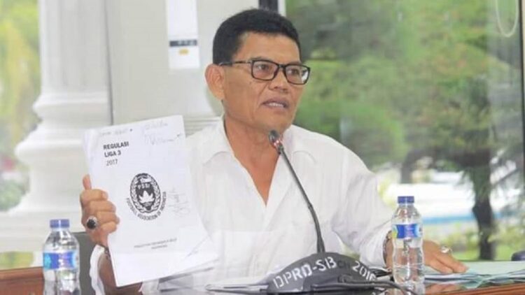 Ketua Panpel Liga 3 Sumbar, Yulius Dede.