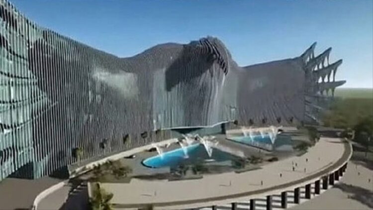 Pemindahan IKN Dipastikan Berjalan, PNS Duluan Pindah ke Kalimantan 1 Visualisasi desain Istana Negara di ibu kota baru. (Foto: Bappenas/@suharsomonoarfa)