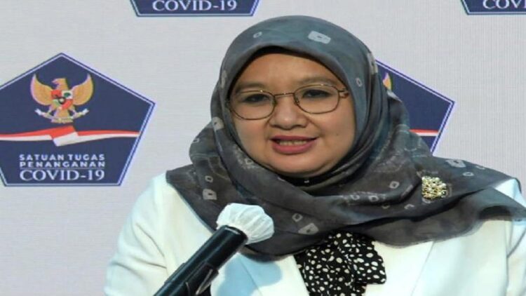Pemerintah Mulai Vaksinasi COVID-19 untuk Anak 6-11 Tahun di Jawa-Bali 1 Jubir vaksinasi perwakilan Kemenkes, dr. Siti Nadia Tarmizi. (Foto: Satgas COVID-19)
