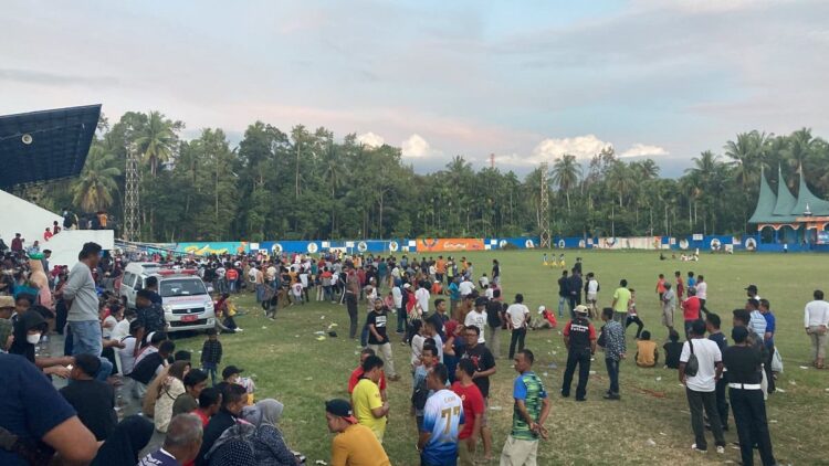 Kondisi terakhir laga PSP vs PSKB kemarin.