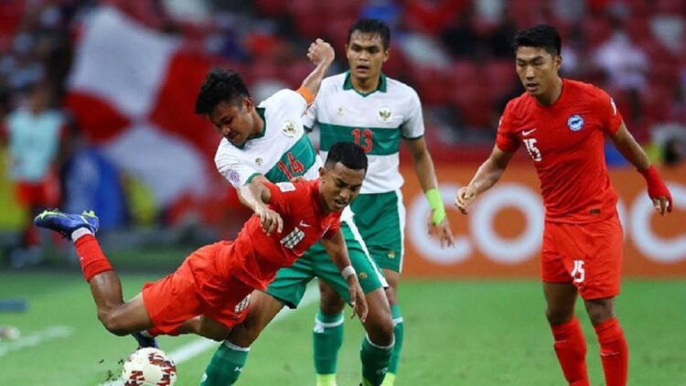Tak Ada Lagi Aturan Gol Tandang, Kemenangan Indonesia di Leg Kedua Harga Mati 1 Timnas Indonesia saat kontra Singapura dalam pertandingan semifinal leg pertama. (net)