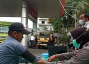 Kejar Target Vaksinasi, Polres Agam Gelar Vaksinasi di SPBU Gunung Sago