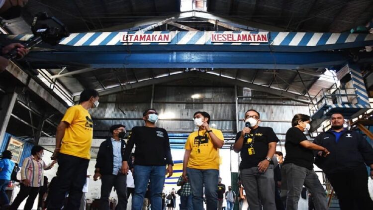 Bekas Pabrik Seng Polyguna Nusantara Tabing Disulap jadi Ruang Kreatif Kawula Muda Padang 1 Kegiatan peluncuran Fabriek Bloc dihadiri Wali Kota Padang Hendri Septa, didampingi sejumlah managemen perusahaan di Padang, Rabu (12/1). (IST)